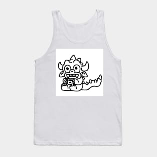 Hodag drinking coffee Tank Top